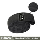 105lb Long Resistance Loop Band Set Unisex Fitness Yoga Elastic Bands Hip Circle Thigh Squat Band Workout Gym Equipment for Home