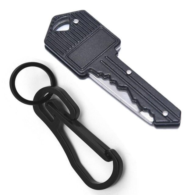 2021 Hot Mini Camping Key Ring Folding Blade Knife Portable Hunting Fold Knife Survival Pocket key Chain Knife Outdoor Tools