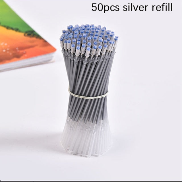 12PCS/lot 0.7mm Paint Marker Permanent Marker Graffiti Metalic Marker Pens Gold Silver White Pen Writting Drawing Art Supplies