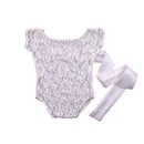 Baby Romper Deep V Backless Newborn Photo Photograph Props Lace Toddler Hollow Bow-knot Design Fotografia Accessories