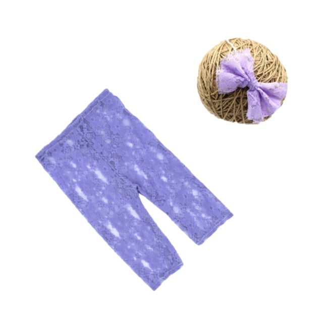 Baby Romper Deep V Backless Newborn Photo Photograph Props Lace Toddler Hollow Bow-knot Design Fotografia Accessories