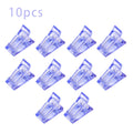 Acrylic Nail Clip Transparent Gel Quick Building Nail Tips Clips Fingernail Extension UV Clamps Manicure Art Builder Tools set