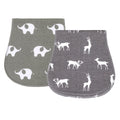 2Pcs/Lot Burp Cloth Organic Cotton Absorbent Towel Soft Comfortable Baby Burp Cloths Wholesale Fashionable Burp Cloth Boy Bibs