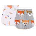 2Pcs/Lot Burp Cloth Organic Cotton Absorbent Towel Soft Comfortable Baby Burp Cloths Wholesale Fashionable Burp Cloth Boy Bibs