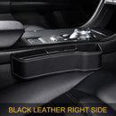 Car Seat Gap Organizer PU Leather Car Storage Organizer Universal High Capacity Non-Slip Car Front Seat Crevice Storage Box