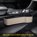 Car Seat Gap Organizer PU Leather Car Storage Organizer Universal High Capacity Non-Slip Car Front Seat Crevice Storage Box