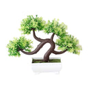 New Artificial Plants Pine Bonsai Small Tree Pot Plants Fake Flowers Potted Ornaments For Home Decoration Hotel Garden Decor