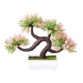 New Artificial Plants Pine Bonsai Small Tree Pot Plants Fake Flowers Potted Ornaments For Home Decoration Hotel Garden Decor