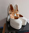 2021 New Brand Women Sandals Summer Shoes Sexy Thick High Heels Platform Black Red Yellow Dress Party Wedding Shoes Woman Pumps
