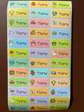 120Pcs S size Name Tag Sticker Customize Stickers Waterproof Personalized Labels Children School Stationery office Water variety