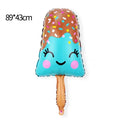 32Inch Donut Digital Foil Balloon Christmas Fruit Ice Cream Helium Balloon Birthday Party Decoration Kids Digital Balloon Showe