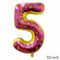 32Inch Donut Digital Foil Balloon Christmas Fruit Ice Cream Helium Balloon Birthday Party Decoration Kids Digital Balloon Showe
