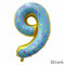 32Inch Donut Digital Foil Balloon Christmas Fruit Ice Cream Helium Balloon Birthday Party Decoration Kids Digital Balloon Showe