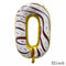 32Inch Donut Digital Foil Balloon Christmas Fruit Ice Cream Helium Balloon Birthday Party Decoration Kids Digital Balloon Showe