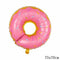 32Inch Donut Digital Foil Balloon Christmas Fruit Ice Cream Helium Balloon Birthday Party Decoration Kids Digital Balloon Showe