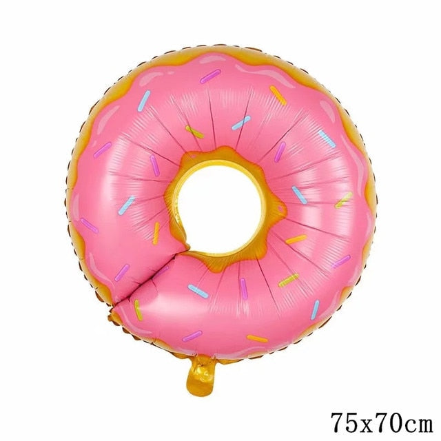 32Inch Donut Digital Foil Balloon Christmas Fruit Ice Cream Helium Balloon Birthday Party Decoration Kids Digital Balloon Showe