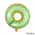 32Inch Donut Digital Foil Balloon Christmas Fruit Ice Cream Helium Balloon Birthday Party Decoration Kids Digital Balloon Showe