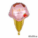 32Inch Donut Digital Foil Balloon Christmas Fruit Ice Cream Helium Balloon Birthday Party Decoration Kids Digital Balloon Showe