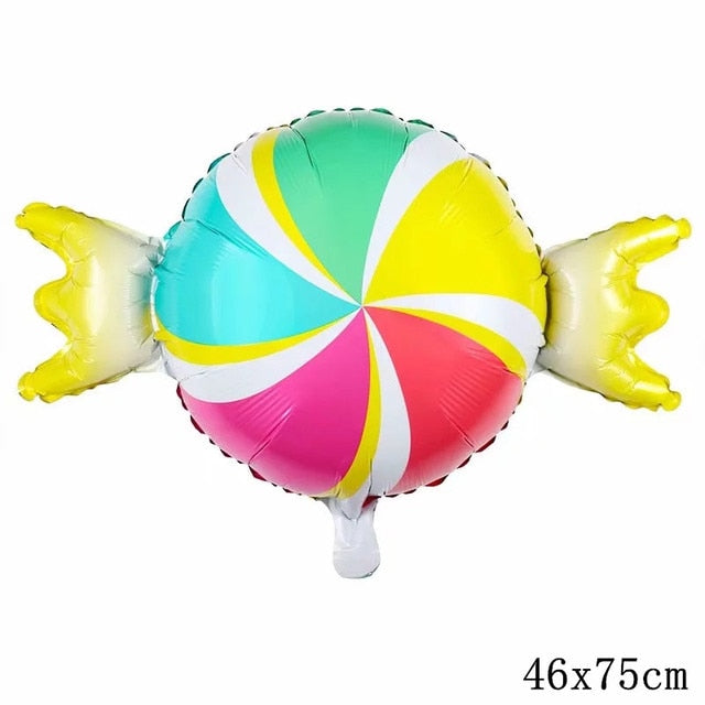 32Inch Donut Digital Foil Balloon Christmas Fruit Ice Cream Helium Balloon Birthday Party Decoration Kids Digital Balloon Showe