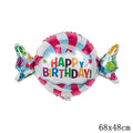 32Inch Donut Digital Foil Balloon Christmas Fruit Ice Cream Helium Balloon Birthday Party Decoration Kids Digital Balloon Showe