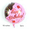 32Inch Donut Digital Foil Balloon Christmas Fruit Ice Cream Helium Balloon Birthday Party Decoration Kids Digital Balloon Showe