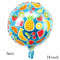 32Inch Donut Digital Foil Balloon Christmas Fruit Ice Cream Helium Balloon Birthday Party Decoration Kids Digital Balloon Showe