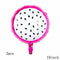 32Inch Donut Digital Foil Balloon Christmas Fruit Ice Cream Helium Balloon Birthday Party Decoration Kids Digital Balloon Showe