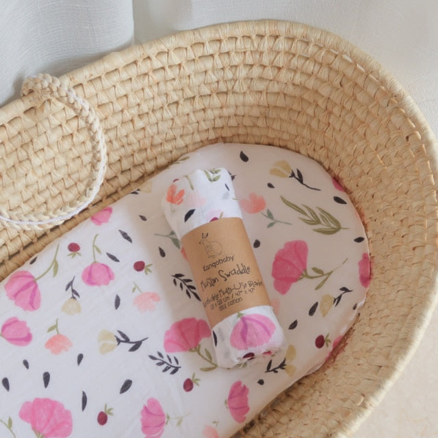 Kangobaby Fashion Muslin Swaddle Cloth Diaper Wrap Baby Receiving Blanket Squares Babyroom Decor 120x120cm 100% Cotton