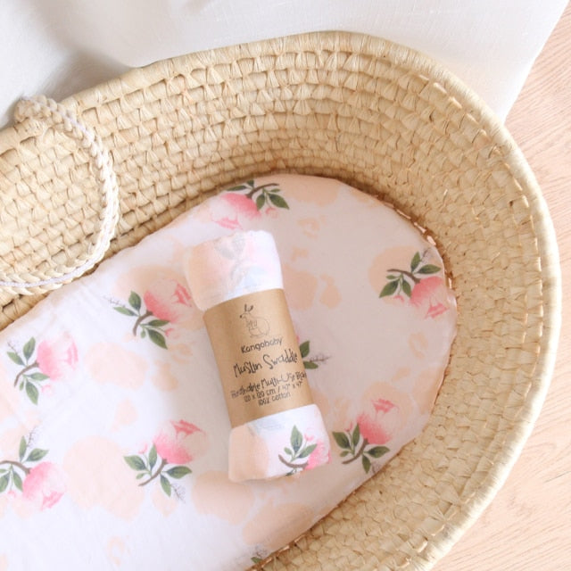 Kangobaby Fashion Muslin Swaddle Cloth Diaper Wrap Baby Receiving Blanket Squares Babyroom Decor 120x120cm 100% Cotton