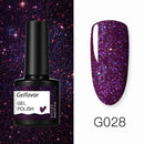 GELFAVOR Gel Nail Polish Glitter 8ML Semi-permanent Varnish Hybrid UV Nail Gel Polish For Manicure Nail Art Design Gel Varnishes