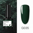 GELFAVOR Gel Nail Polish Glitter 8ML Semi-permanent Varnish Hybrid UV Nail Gel Polish For Manicure Nail Art Design Gel Varnishes