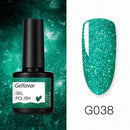 GELFAVOR Gel Nail Polish Glitter 8ML Semi-permanent Varnish Hybrid UV Nail Gel Polish For Manicure Nail Art Design Gel Varnishes