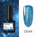 GELFAVOR Gel Nail Polish Glitter 8ML Semi-permanent Varnish Hybrid UV Nail Gel Polish For Manicure Nail Art Design Gel Varnishes