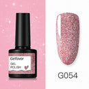 GELFAVOR Gel Nail Polish Glitter 8ML Semi-permanent Varnish Hybrid UV Nail Gel Polish For Manicure Nail Art Design Gel Varnishes