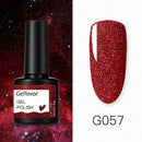 GELFAVOR Gel Nail Polish Glitter 8ML Semi-permanent Varnish Hybrid UV Nail Gel Polish For Manicure Nail Art Design Gel Varnishes