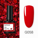 GELFAVOR Gel Nail Polish Glitter 8ML Semi-permanent Varnish Hybrid UV Nail Gel Polish For Manicure Nail Art Design Gel Varnishes