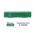 5 Resistance Levels Exercise Resistance Fabric Loop Bands Set Non-Slip Workout Hip Training Band Fitness Equipment for Home Gym