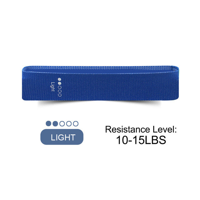 5 Resistance Levels Exercise Resistance Fabric Loop Bands Set Non-Slip Workout Hip Training Band Fitness Equipment for Home Gym