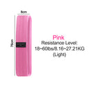 5 Resistance Levels Exercise Resistance Fabric Loop Bands Set Non-Slip Workout Hip Training Band Fitness Equipment for Home Gym