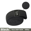 5 Resistance Levels Exercise Resistance Fabric Loop Bands Set Non-Slip Workout Hip Training Band Fitness Equipment for Home Gym