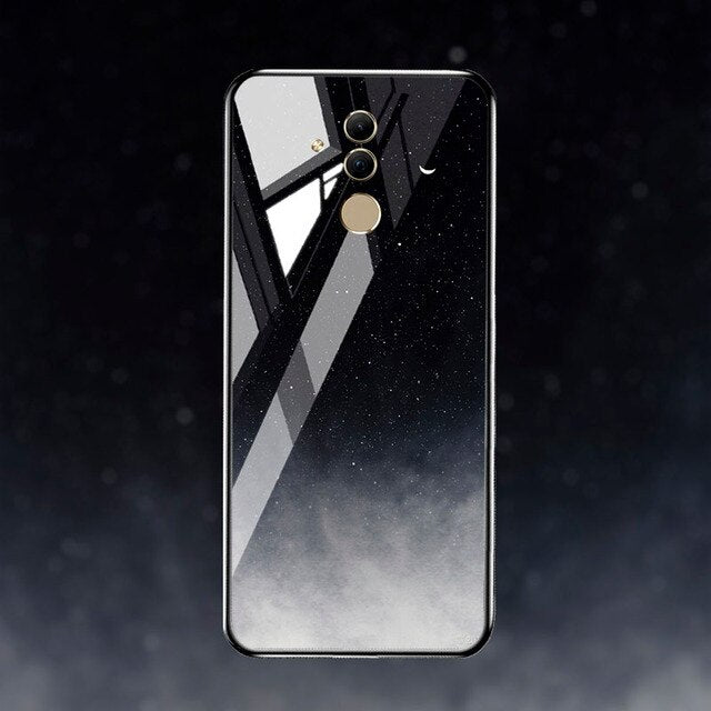 Case For Huawei Mate 20 Lite Cases on Huawei P30 Lite P40 P20 P50 Pro Mate 40 Pro 10 Lite Tempered Glass Protective Cover Fundas