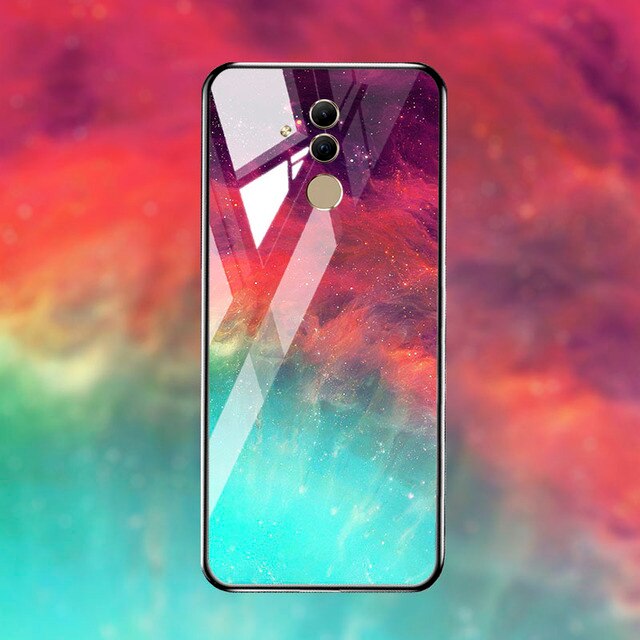 Case For Huawei Mate 20 Lite Cases on Huawei P30 Lite P40 P20 P50 Pro Mate 40 Pro 10 Lite Tempered Glass Protective Cover Fundas