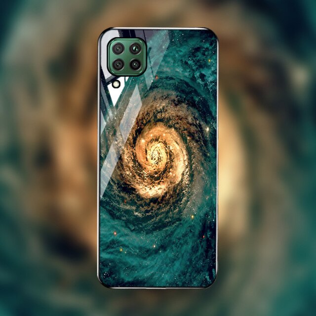 Case For Huawei Mate 20 Lite Cases on Huawei P30 Lite P40 P20 P50 Pro Mate 40 Pro 10 Lite Tempered Glass Protective Cover Fundas