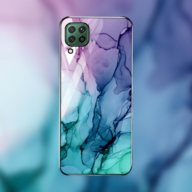 Case For Huawei Mate 20 Lite Cases on Huawei P30 Lite P40 P20 P50 Pro Mate 40 Pro 10 Lite Tempered Glass Protective Cover Fundas