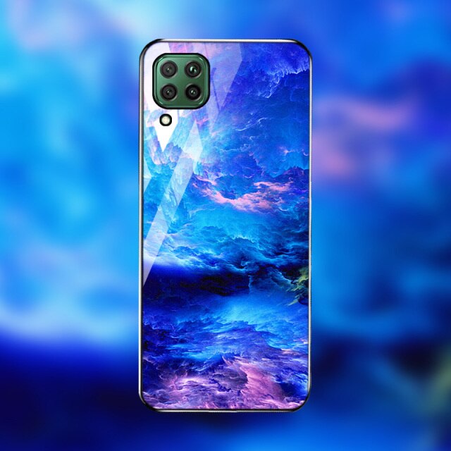 Case For Huawei Mate 20 Lite Cases on Huawei P30 Lite P40 P20 P50 Pro Mate 40 Pro 10 Lite Tempered Glass Protective Cover Fundas