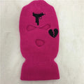 Neon Balaclava Three-hole Ski Mask Tactical Mask Full Face Mask Winter Hat Halloween Party Mask Limited Embroidery
