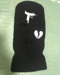 Neon Balaclava Three-hole Ski Mask Tactical Mask Full Face Mask Winter Hat Halloween Party Mask Limited Embroidery