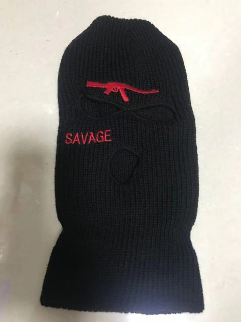 Neon Balaclava Three-hole Ski Mask Tactical Mask Full Face Mask Winter Hat Halloween Party Mask Limited Embroidery