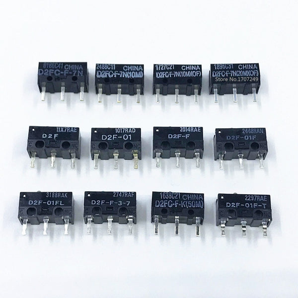 2Pcs original OMRON mouse micro switch D2FC-F-7N 10m 20m OF D2FC-F-K(50M) D2F D2F-F D2F-01 D2F-01L D2F-01FL D2F-01F-T D2F-F-3-7