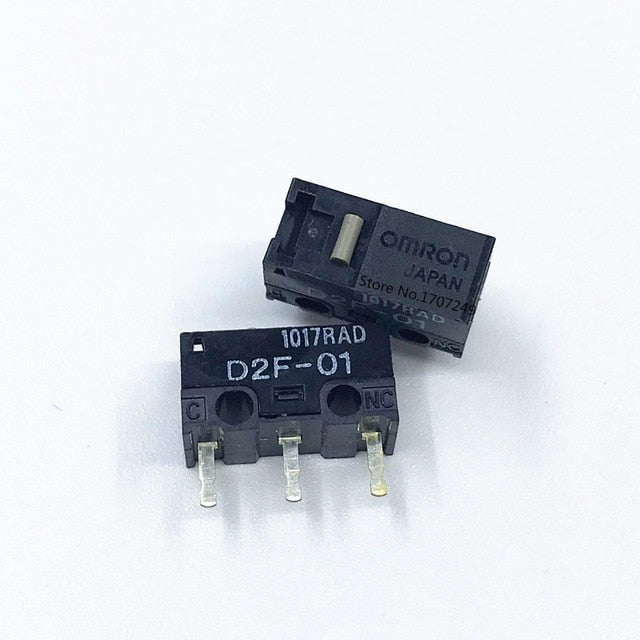 2Pcs original OMRON mouse micro switch D2FC-F-7N 10m 20m OF D2FC-F-K(50M) D2F D2F-F D2F-01 D2F-01L D2F-01FL D2F-01F-T D2F-F-3-7
